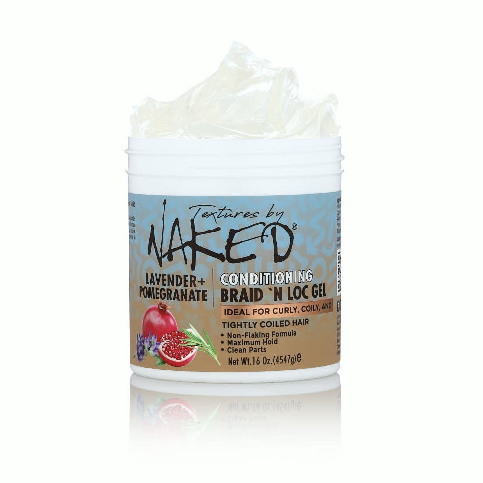 Lavender + Pomegranate Conditioning Braid 'N Loc Gel - Textures By Naked