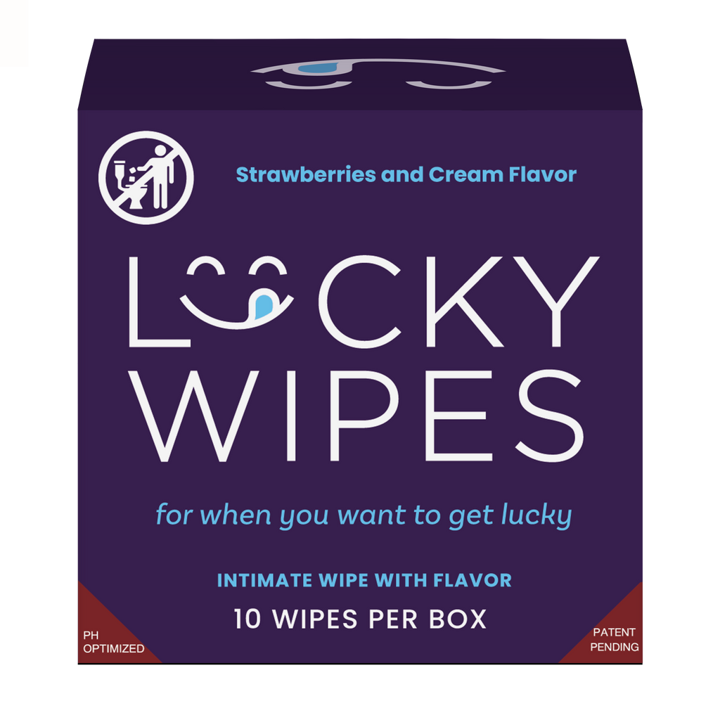 Strawberries and Cream Flavored Men's Wipes