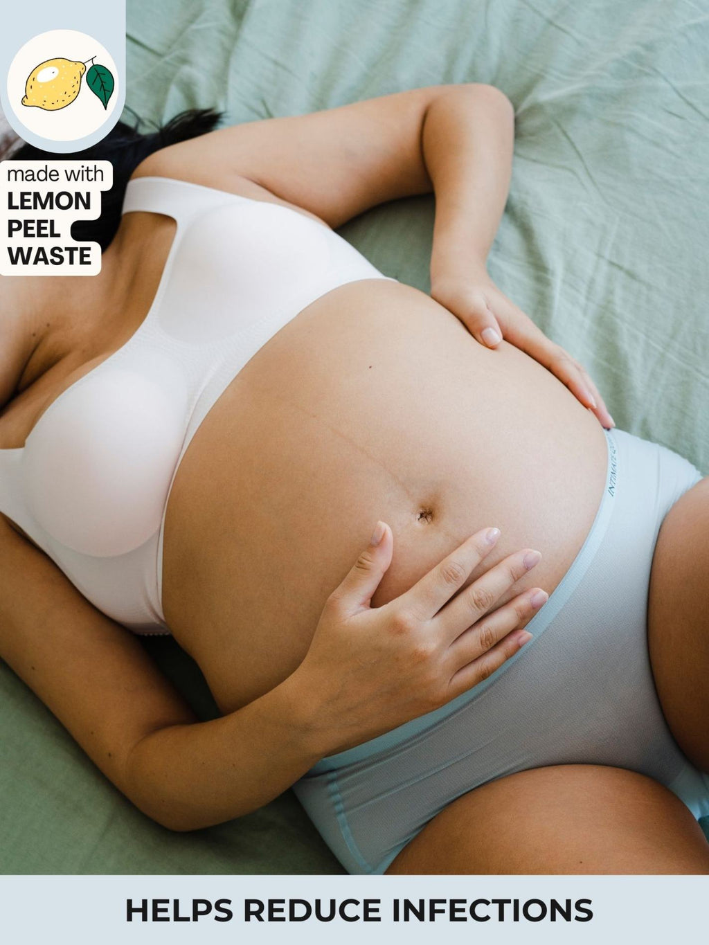 Lemon Bae Seamless Maternity Bikini Quick Dry Body Adaptive Undies