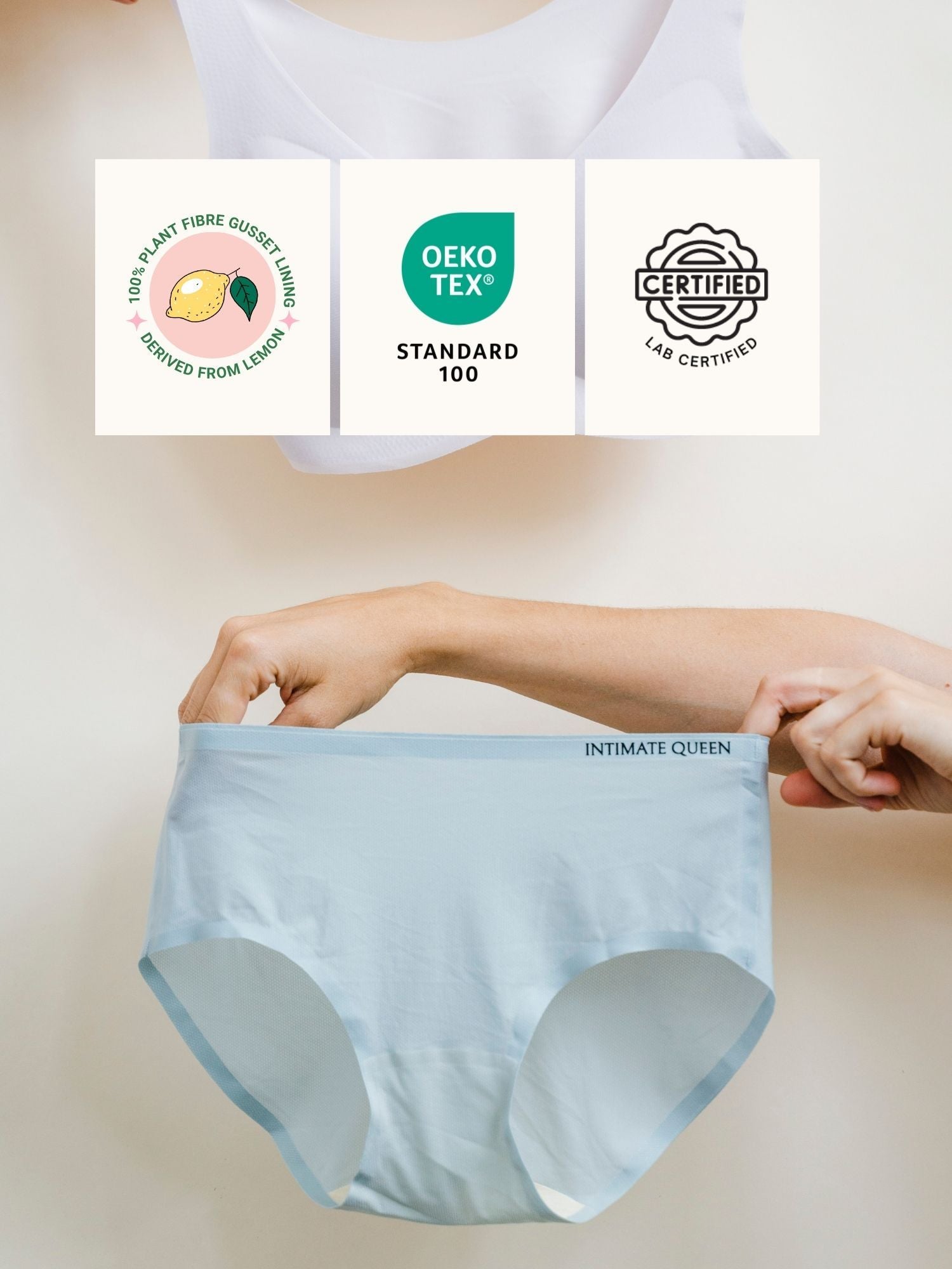 Lemon Bae Seamless Maternity Bikini Quick Dry Body Adaptive Undies